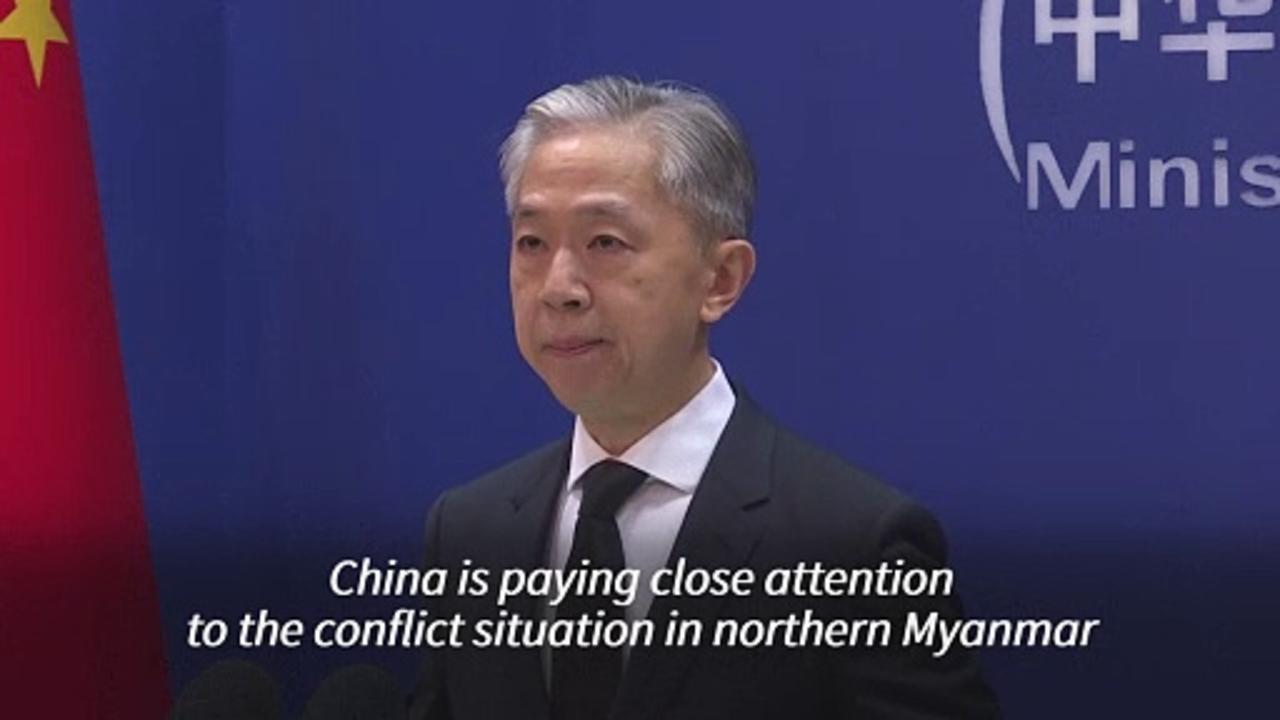 China calls for immediate ceasefire in northern Myanmar fighting