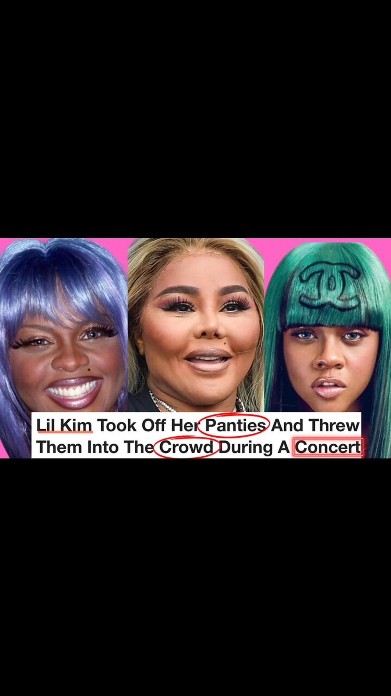 Wtf Lil Kim Throws Her Panties Into The Crowd One News Page Video