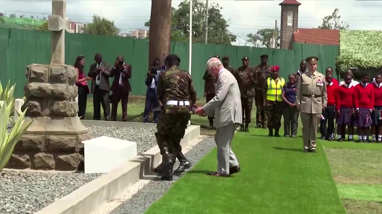 King Charles continues warfare theme on Kenya visit