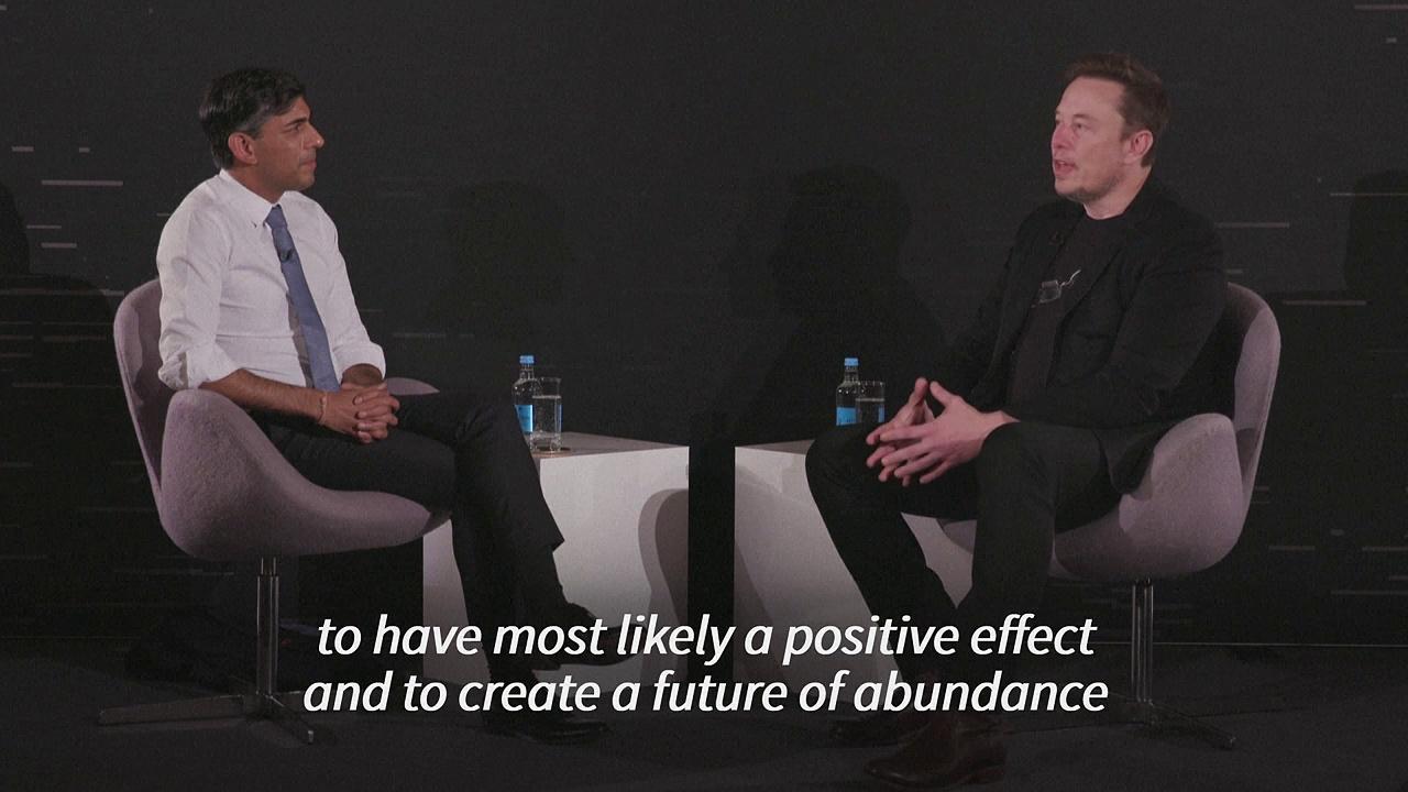 Elon Musk warns 'be careful what you wish for' at UK AI summit