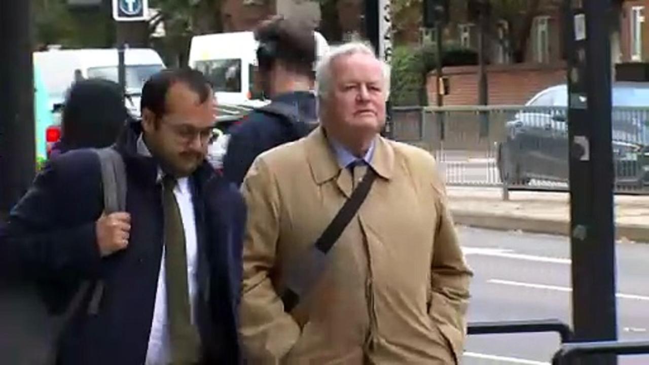 Tory MP arrives at court after spat outside Foreign Office