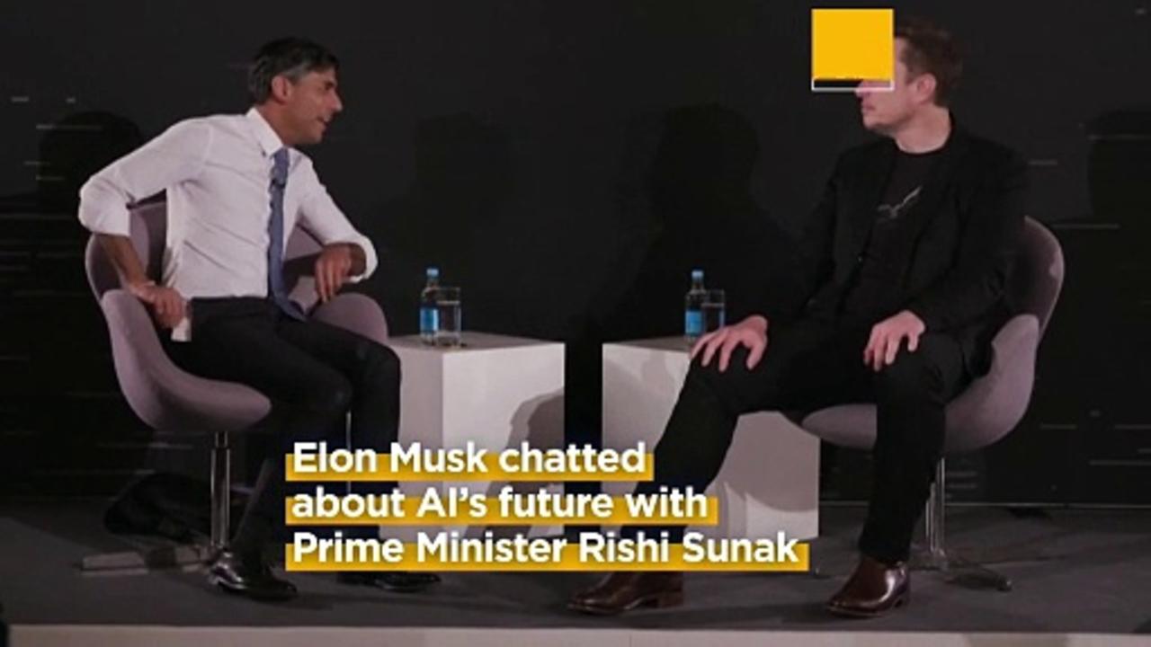 Elon Musk and Rishi Sunak discuss 'disruptive force' of AI at UK summit