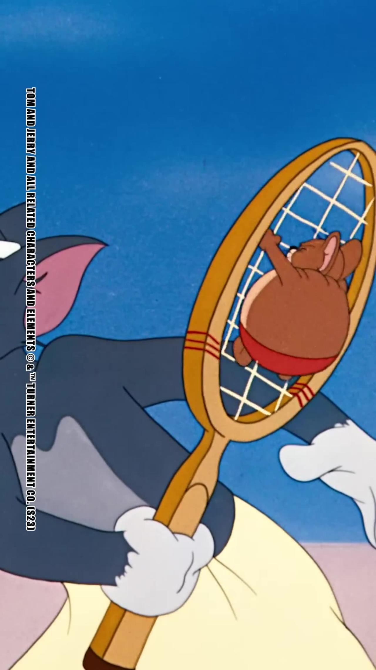 | Just a normal game of tennis tom and jerry |