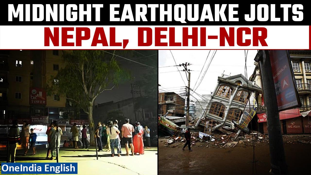 6.4 Earthquake Strikes Nepal, Sends Tremors Across North India | Oneindia News