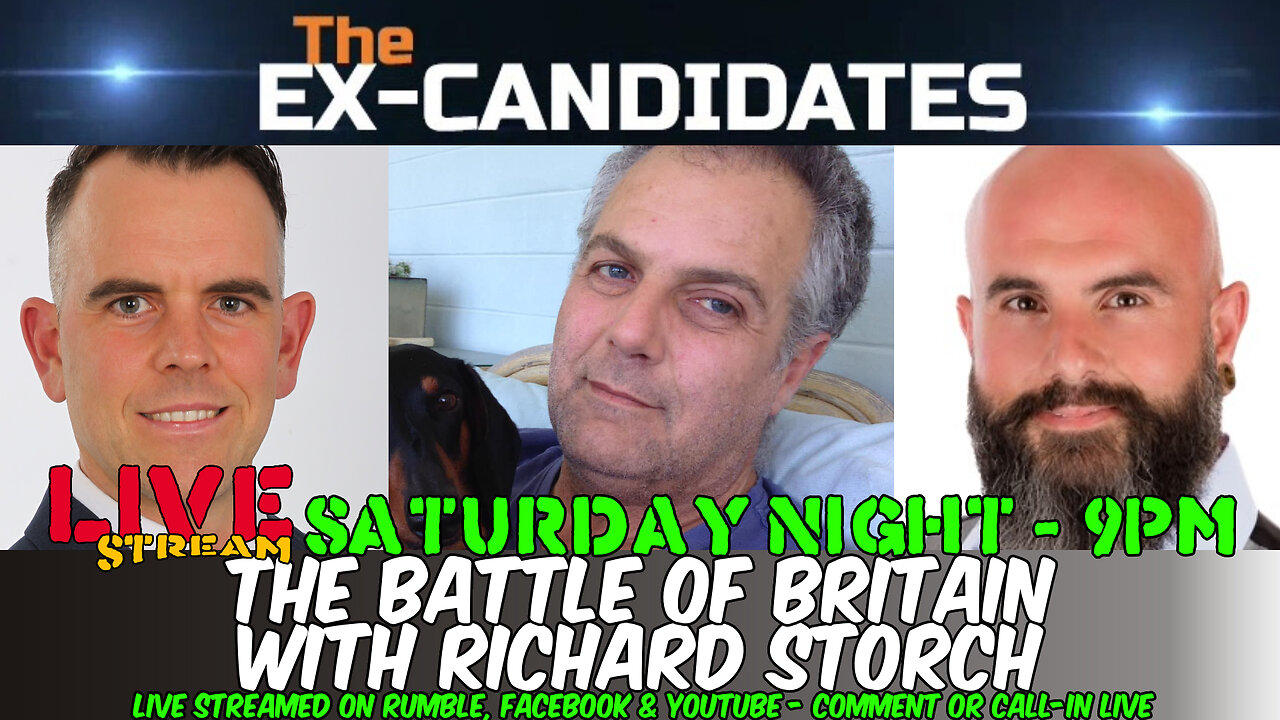 Richard Storch Interview - LIVE STREAM Saturday, Nov 4 at 9pm - ExCandidates Ep86