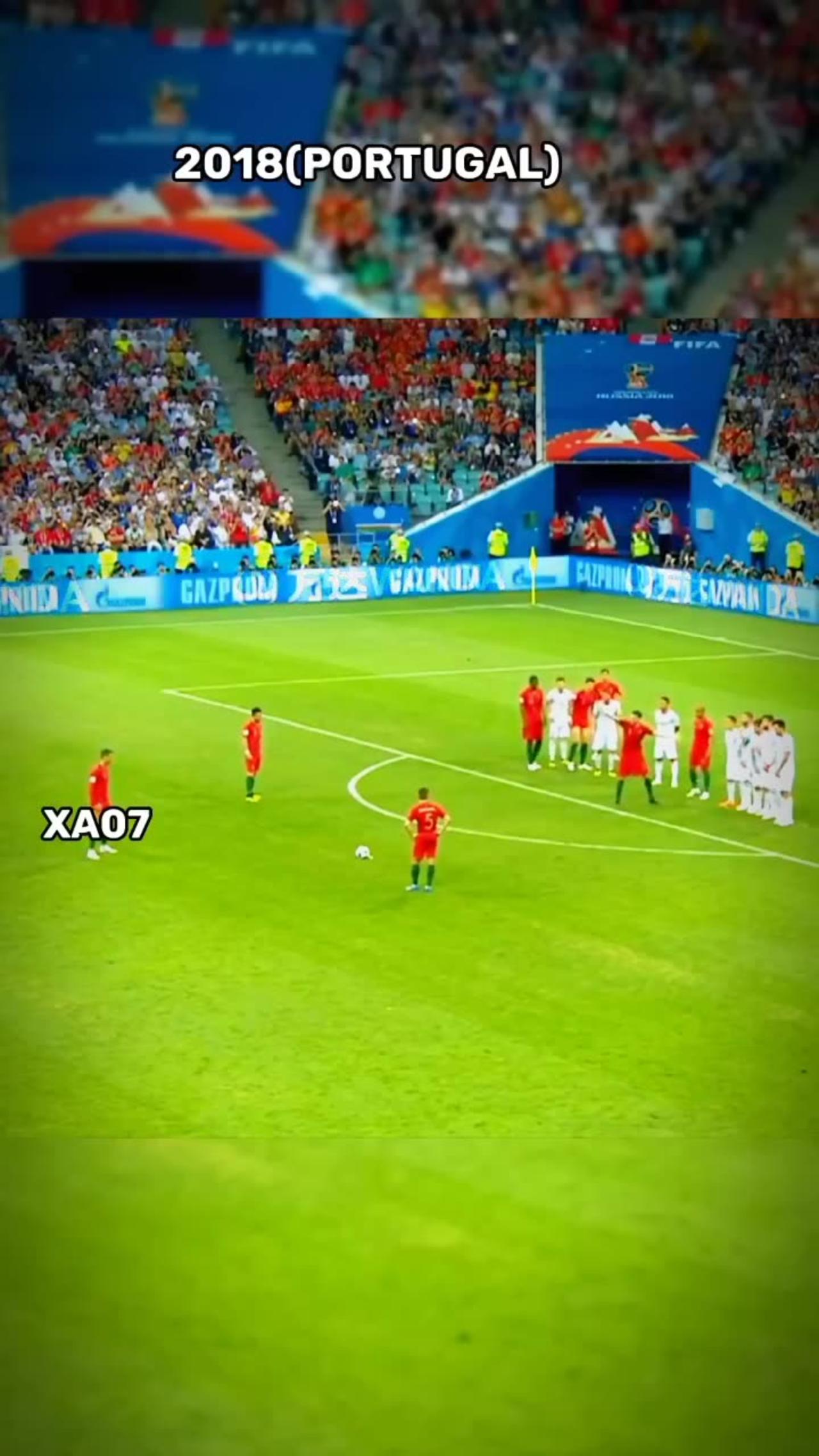 Ronaldo Recreated His 2018 Iconic Freekick One News Page VIDEO