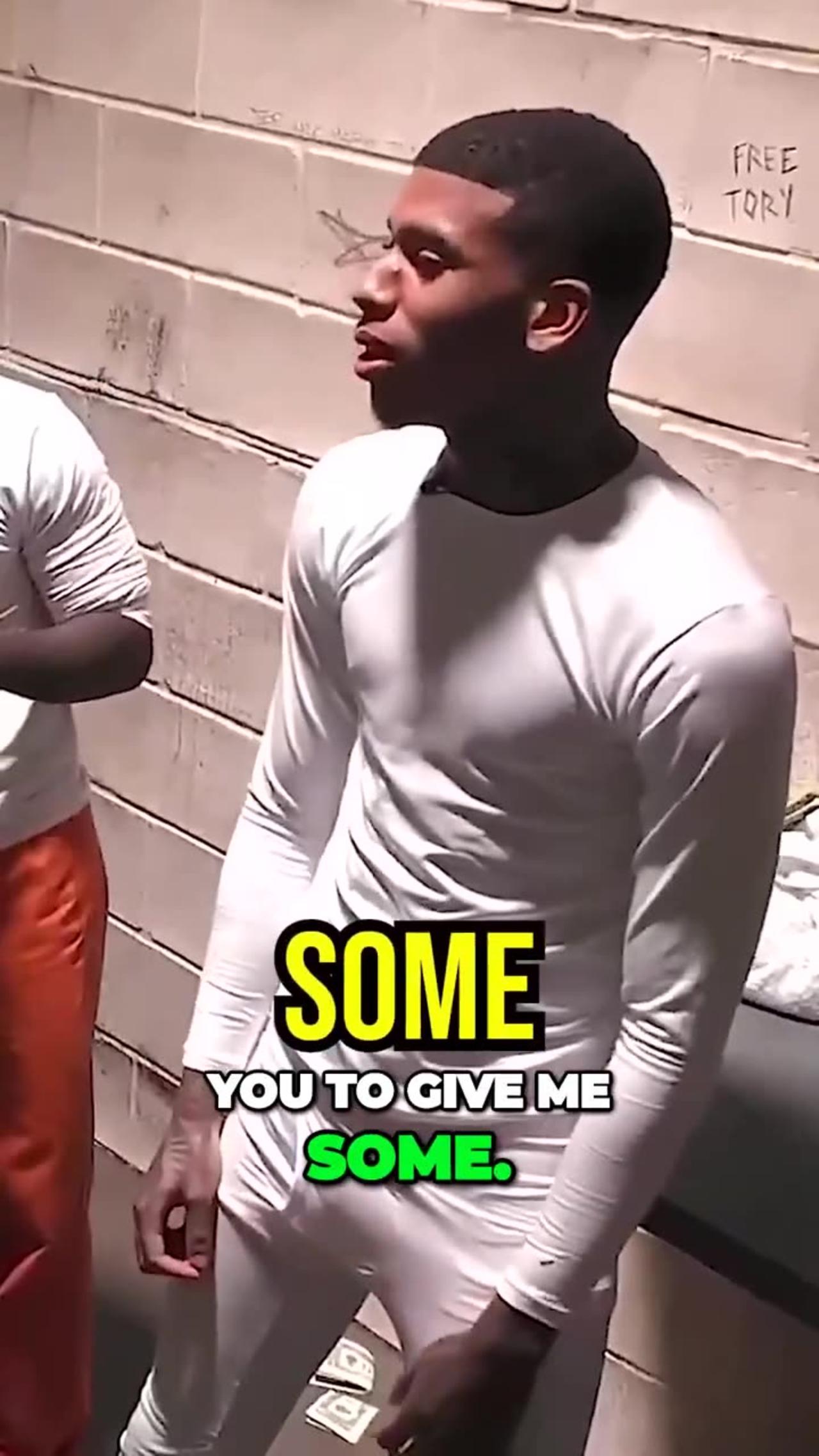 NLE is THIRSTY in Prison😂 #shorts #shortsvideo #kai #nlechoppa #funny #ishowspeed #comedy #jailbreak