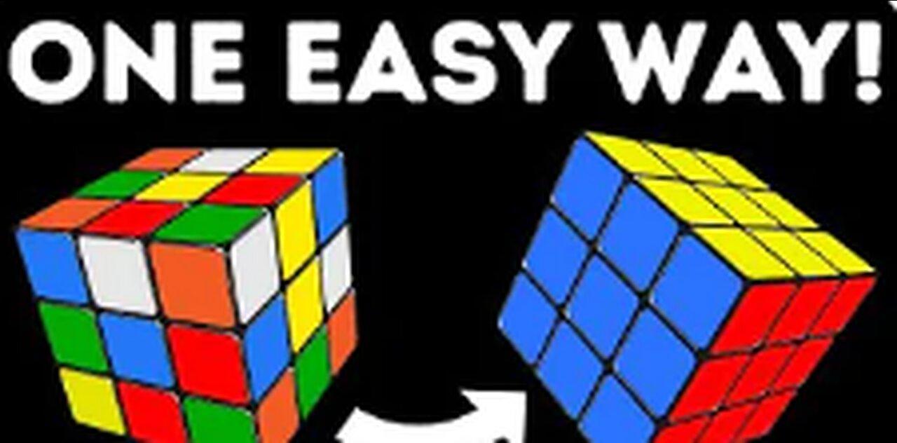 How to Solve a 3x3 Rubik's Cube In No Time | The Easiest Tutorial