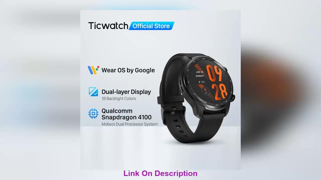 Slide  TicWatch Pro 3 Ultra GPS Wear OS Smartwatch Men
