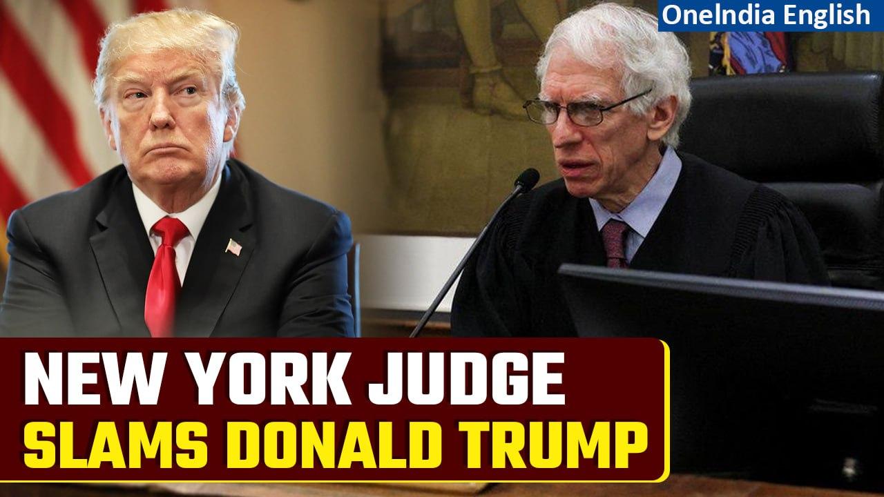 Donald Trump and New York Judge Exchange Barbs as Trump brags from witness stand | OneIndia News