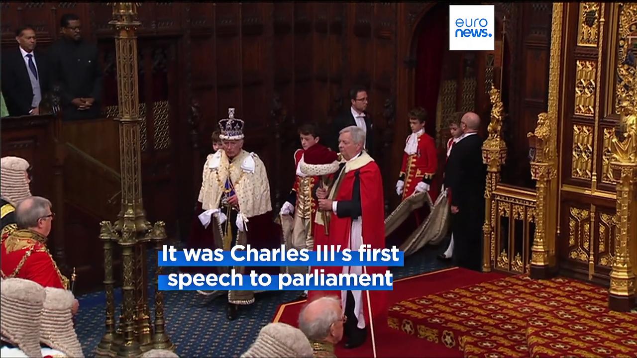 The King's speech: Charles sets out government's programme to parliament