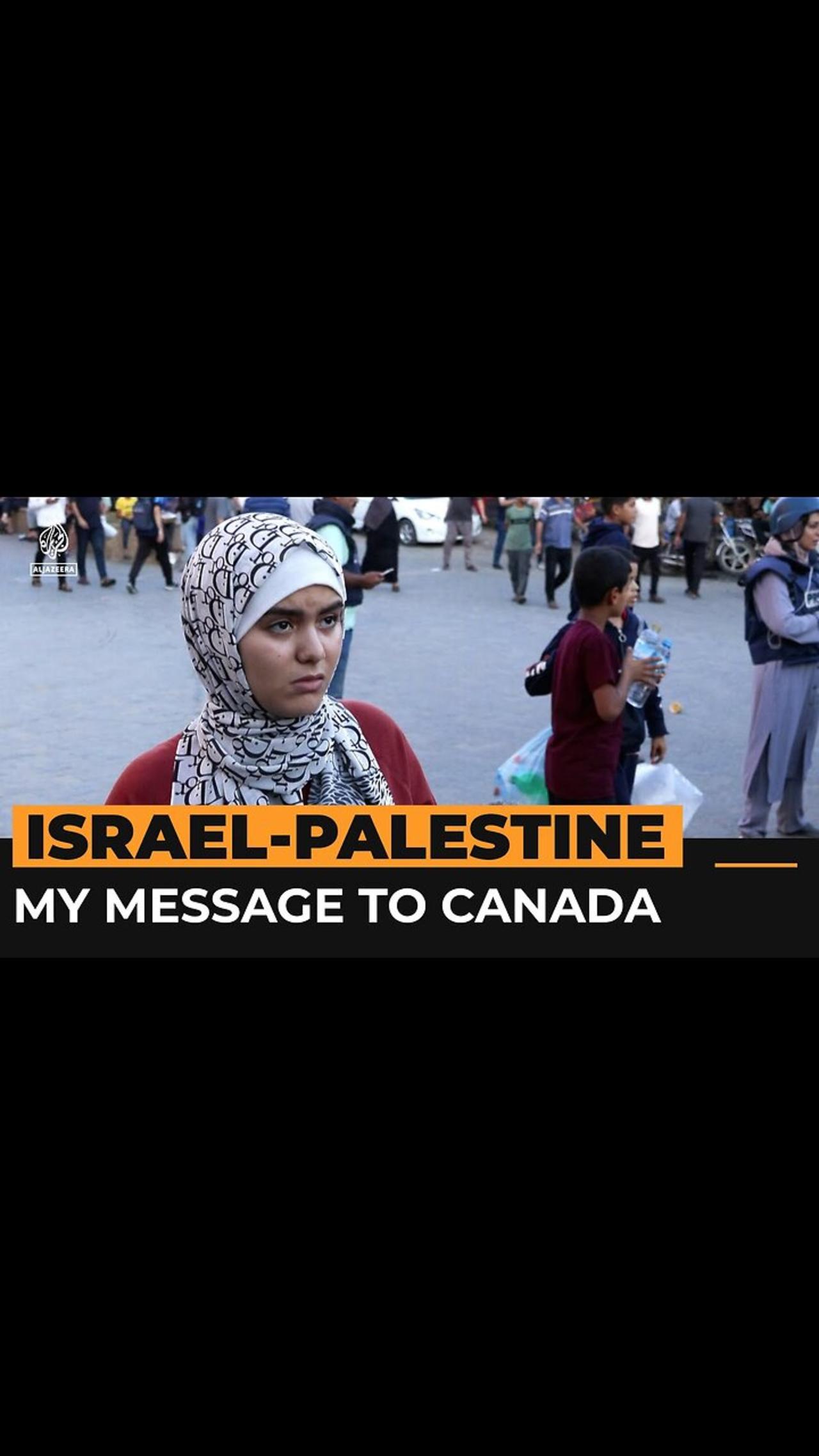 Teenager trapped in Gaza slams Canada's lack of help | Al Jazeera Newsfeed