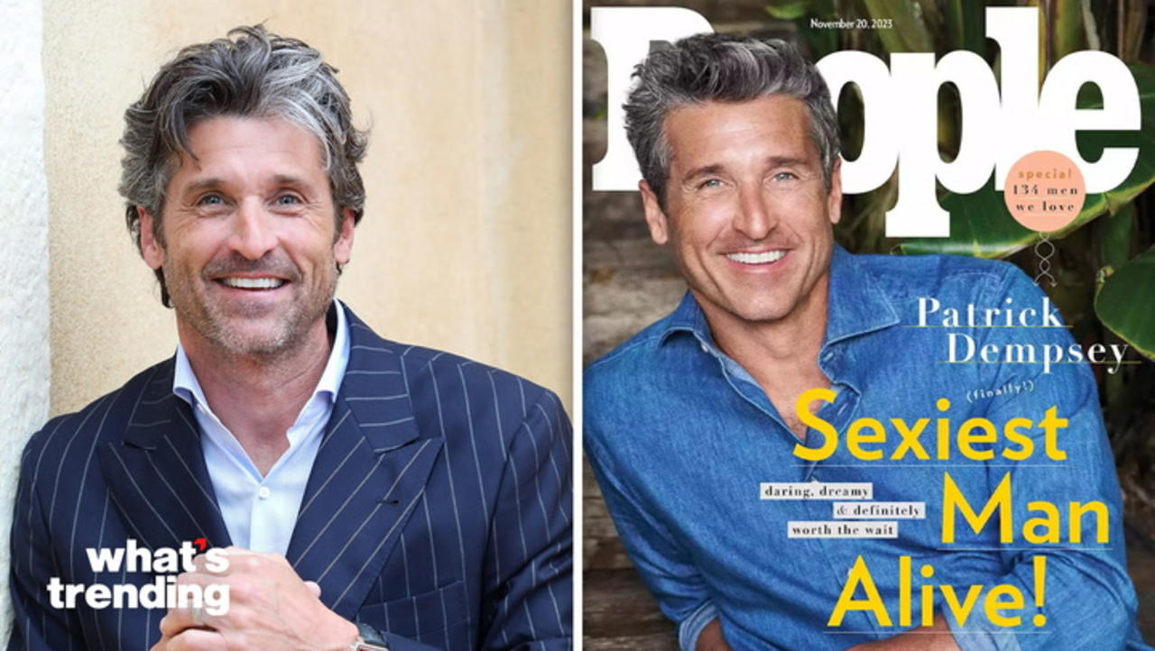 Many React To People Magazine Naming Patrick Dempsey As The Sexiest Man Alive