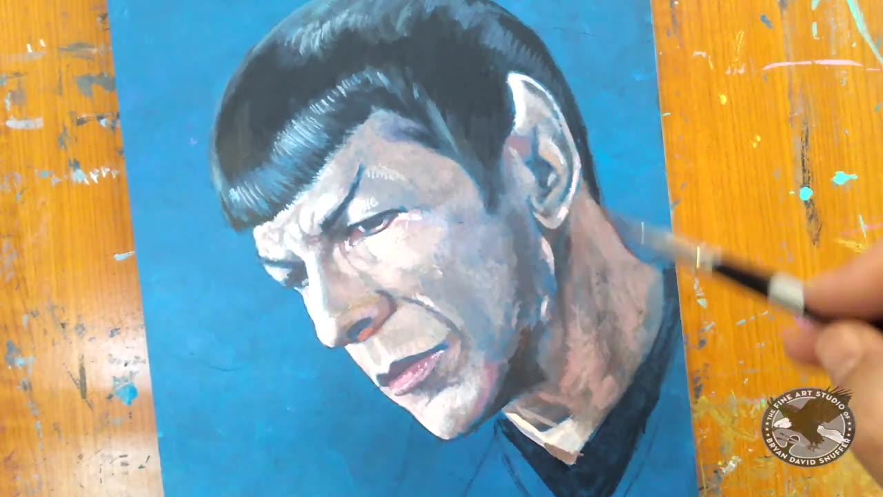 Painting Mr. Spock