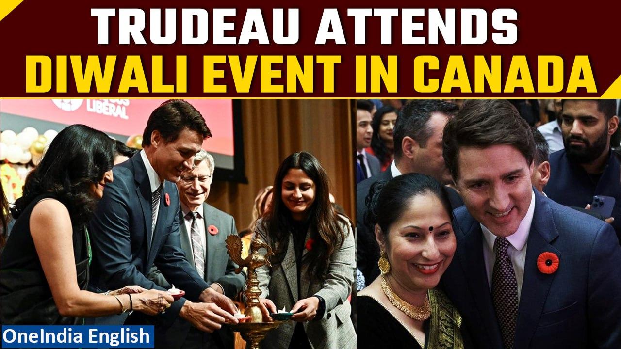 India-Canada Row: PM Justin Trudeau attends Diwali event in Canada amid row | Oneindia News