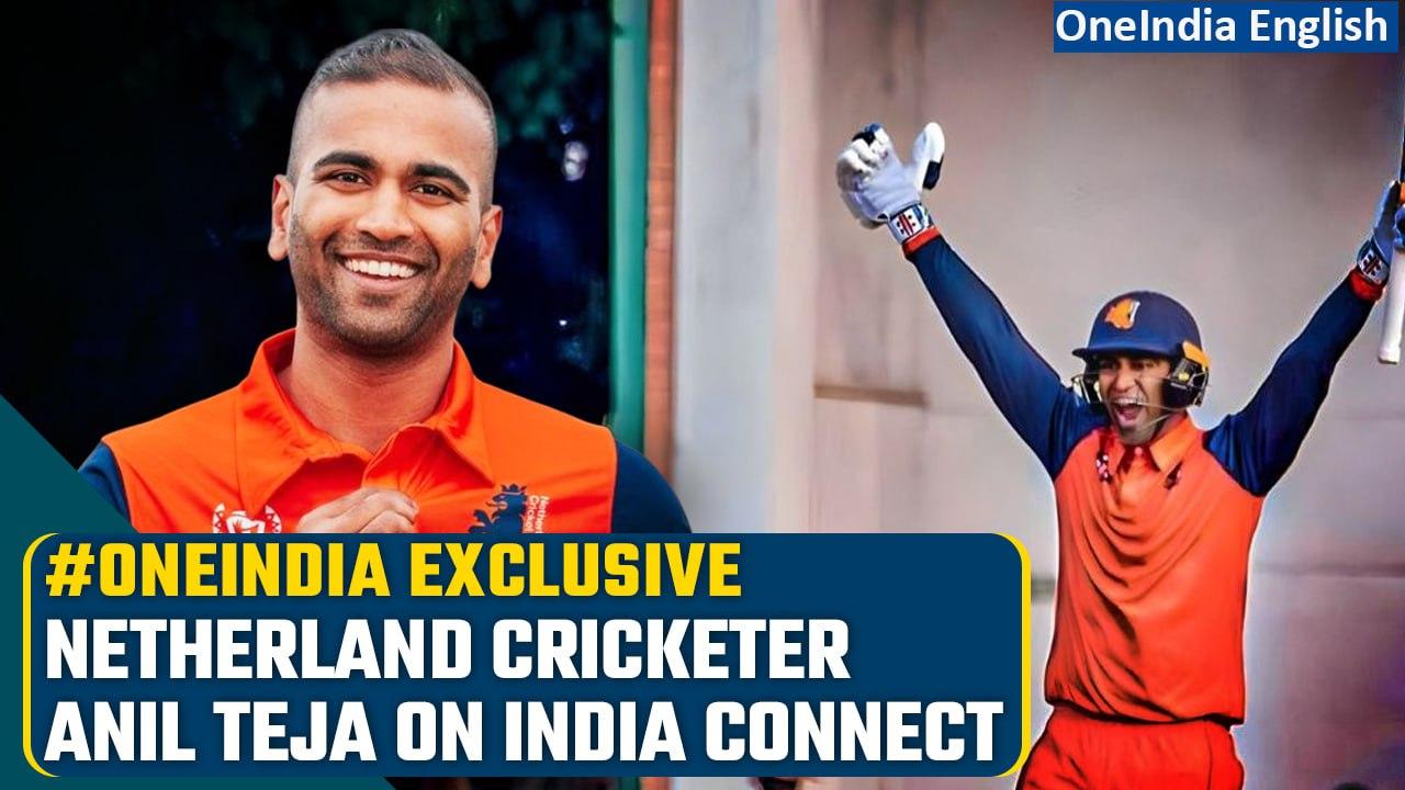 Chit-Chat with Anil Teja, Indian-Origin Cricketer playing for Netherlands in CWC 2023 |Oneindia News