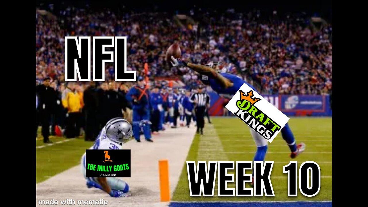 NFL Week 10 Firewagon Preview + Panthers/Bears TNF Showdown - The Milly Goats DFS