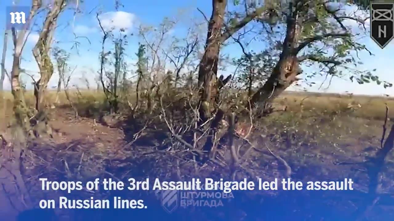 Ukraine's 3rd Assault Brigade creep up and ambush Russian positions near Bakhmut
