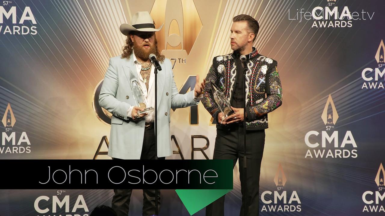Brothers Osborne Say 'This is Our Moment' After Scoring CMAs Vocal Duo of the Year Award