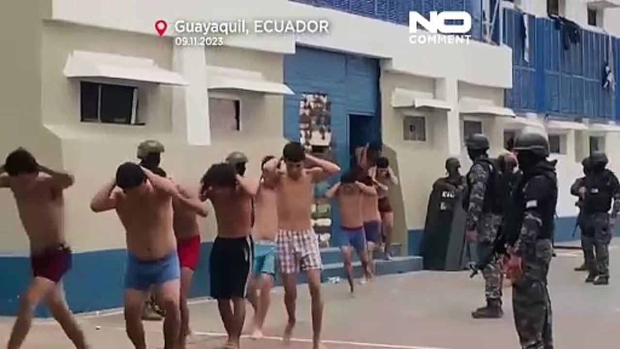 WATCH: Ecuador police and military raid prison for second day