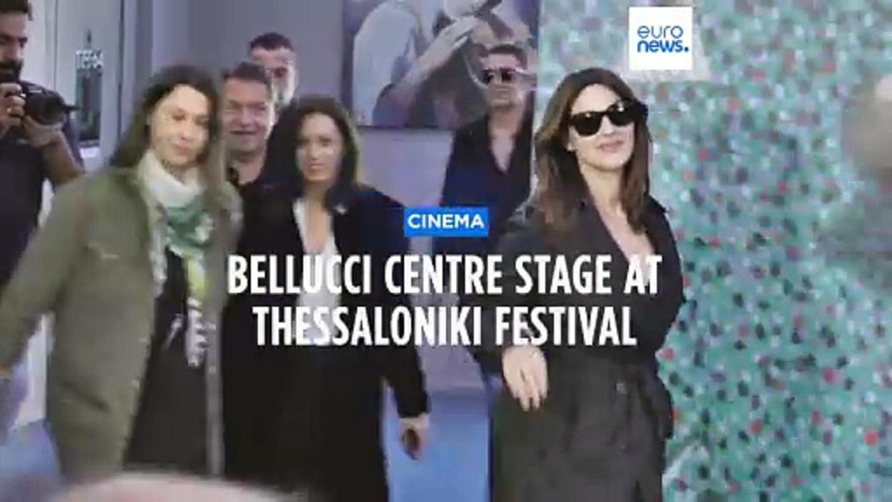 Monica Bellucci honoured for 30 years in film at Thessaloniki Film Festival