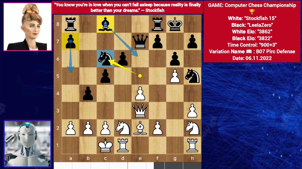 Best Chess Game ! Stockfish 15 Vs LeelaZero | - One News Page VIDEO