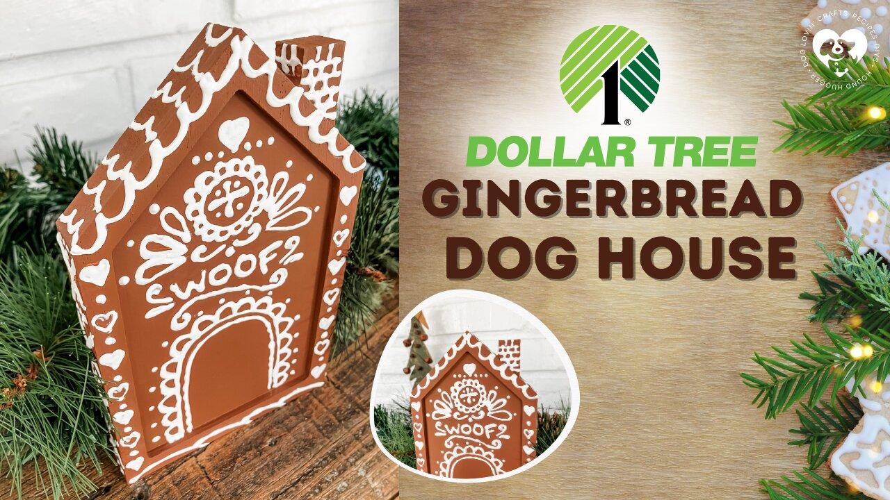 Dollar Tree DIY Gingerbread Dog House