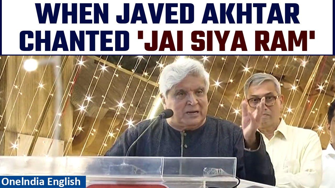 WATCH | Javed Akhtar Celebrates Hindu Culture, Chants Jai-Siya Ram & Rejects Intolerance Notions
