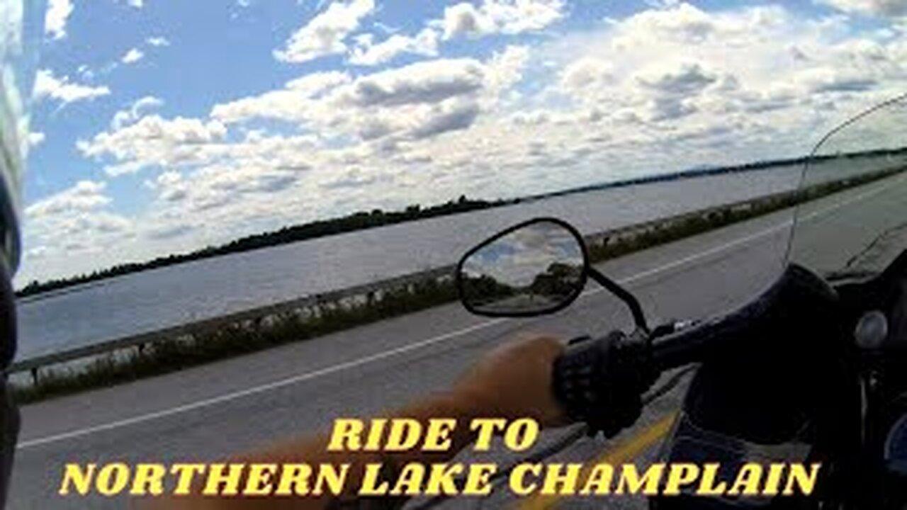 Ride to Northern Lake Champlain