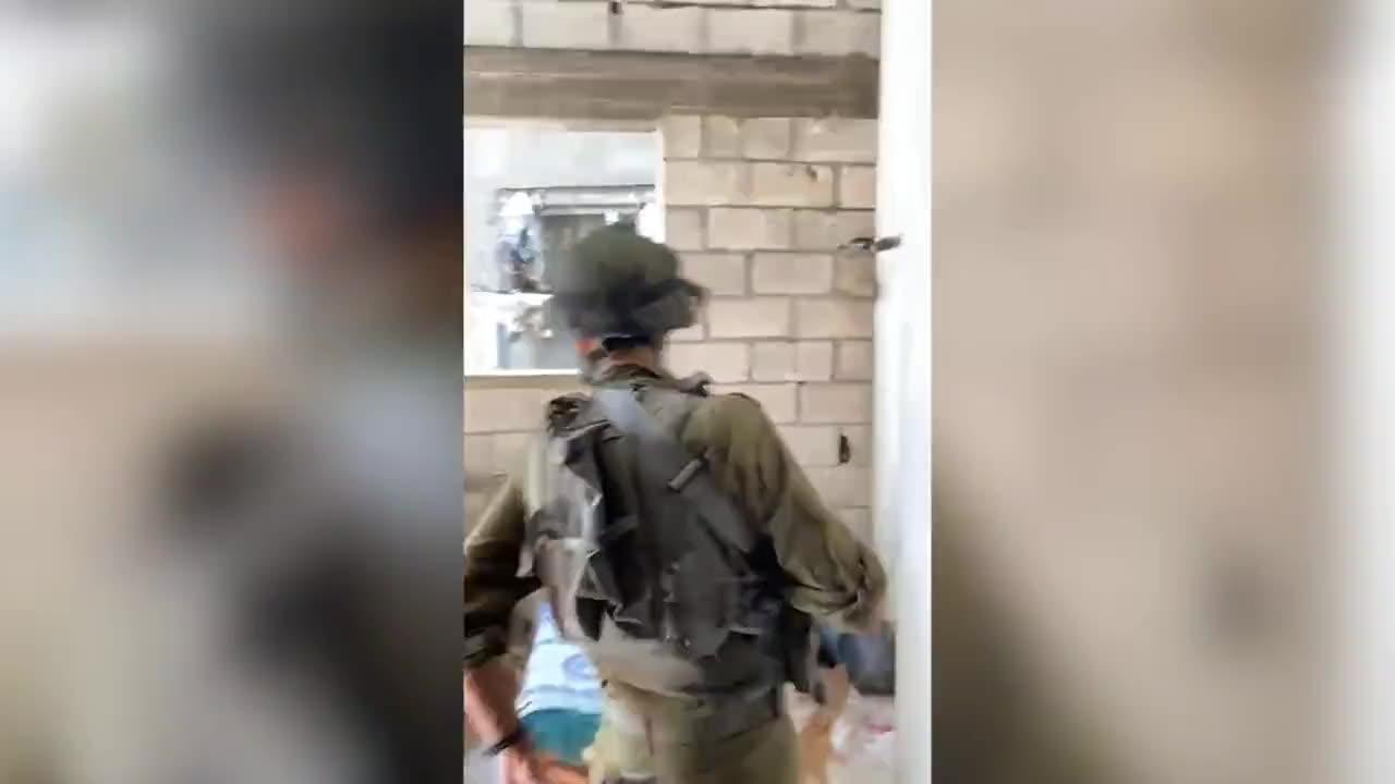 Today during IDF operations in Beit Hanoun, explosive devices and ammunition were