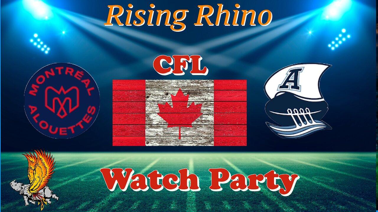 Montreal Alouettes vs Toronto Argonauts Eastern Final Watch Party and Play by Play