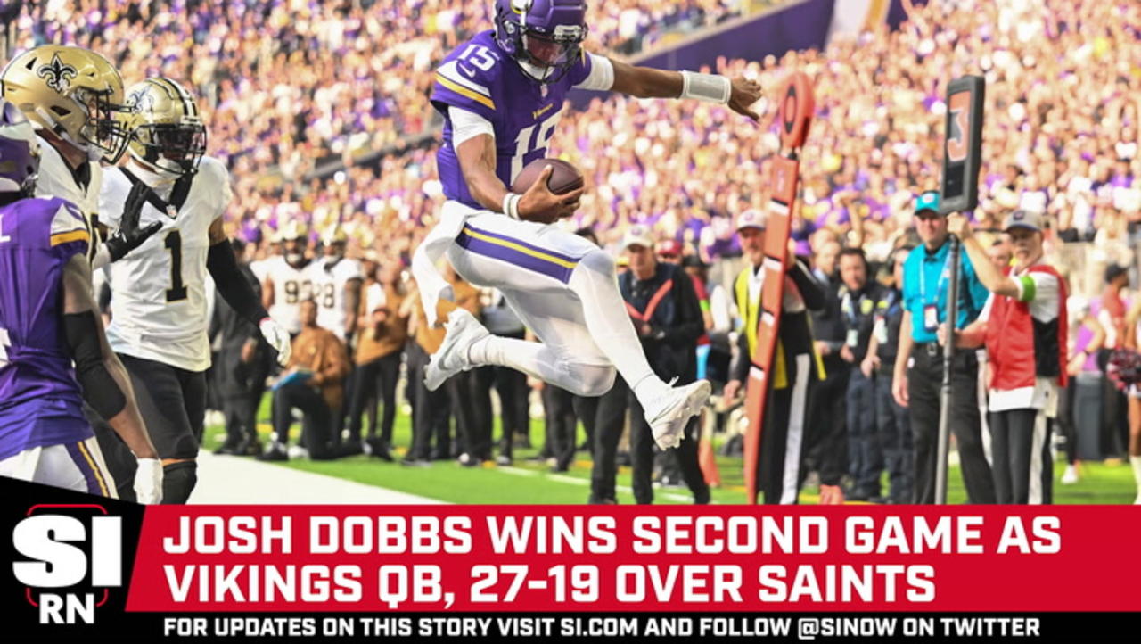 Josh Dobbs Leads Vikings To Victory Over Saints - One News Page VIDEO