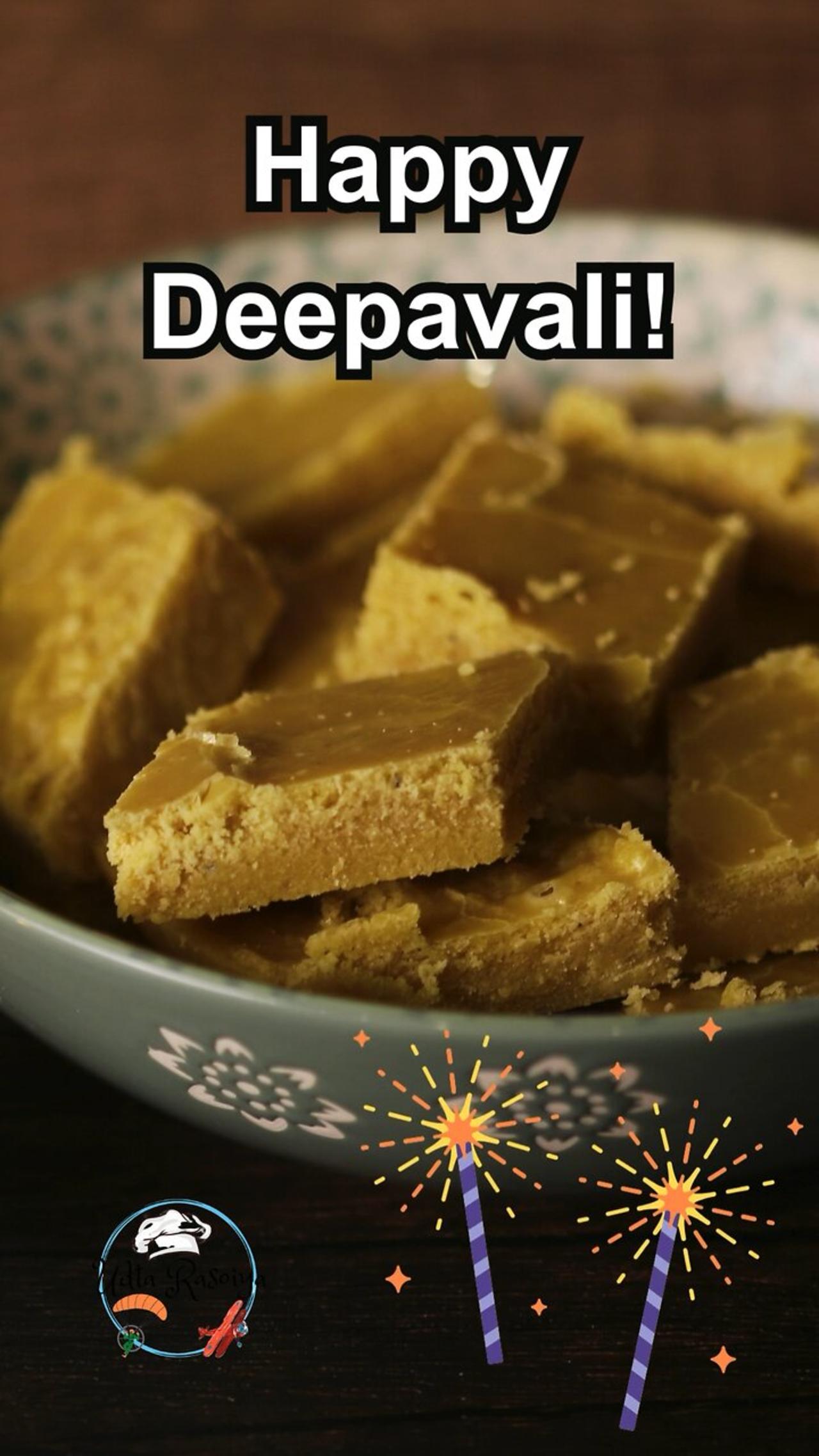 Our Mysore Pak recipe is here! Happy Deepavali! #trending #udtarasoiya #vegan #indian #diwali