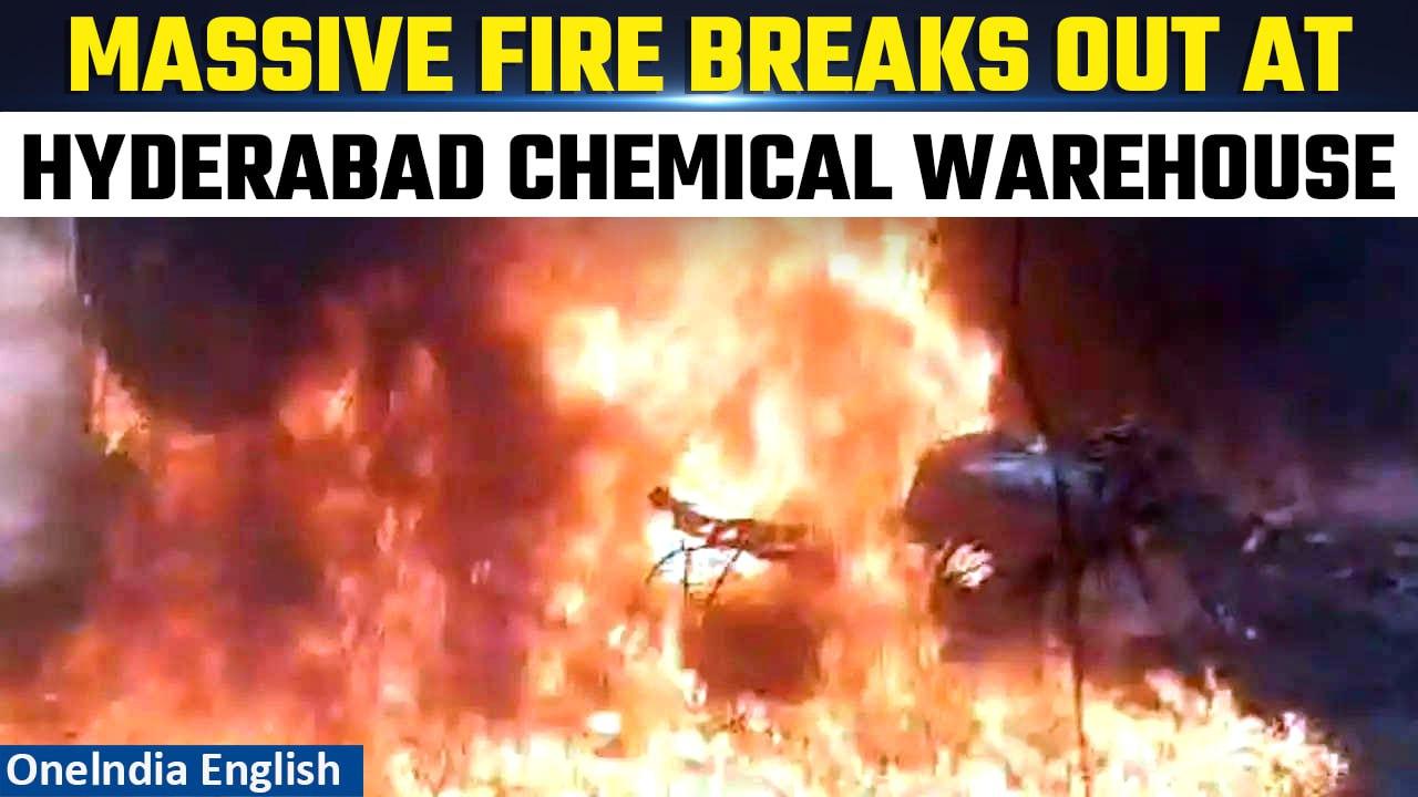 Hyderabad chemical warehouse fire: Death toll rises to 9; rescue operations underway | Oneindia News