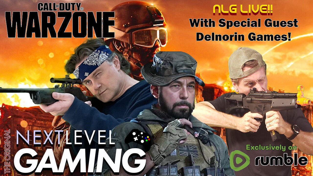NLG Live:  Call of Duty Warzone w/ Peter, Mike, and Delnorin Games!!   Collab in the MZ!