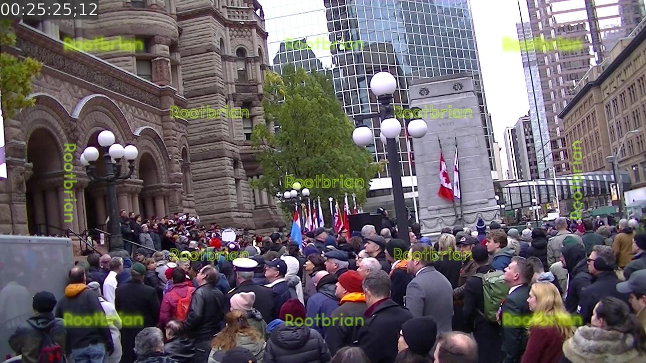 Remembrance day ceremony (from the left side, such a bad angle)  - LEST WE FORGET