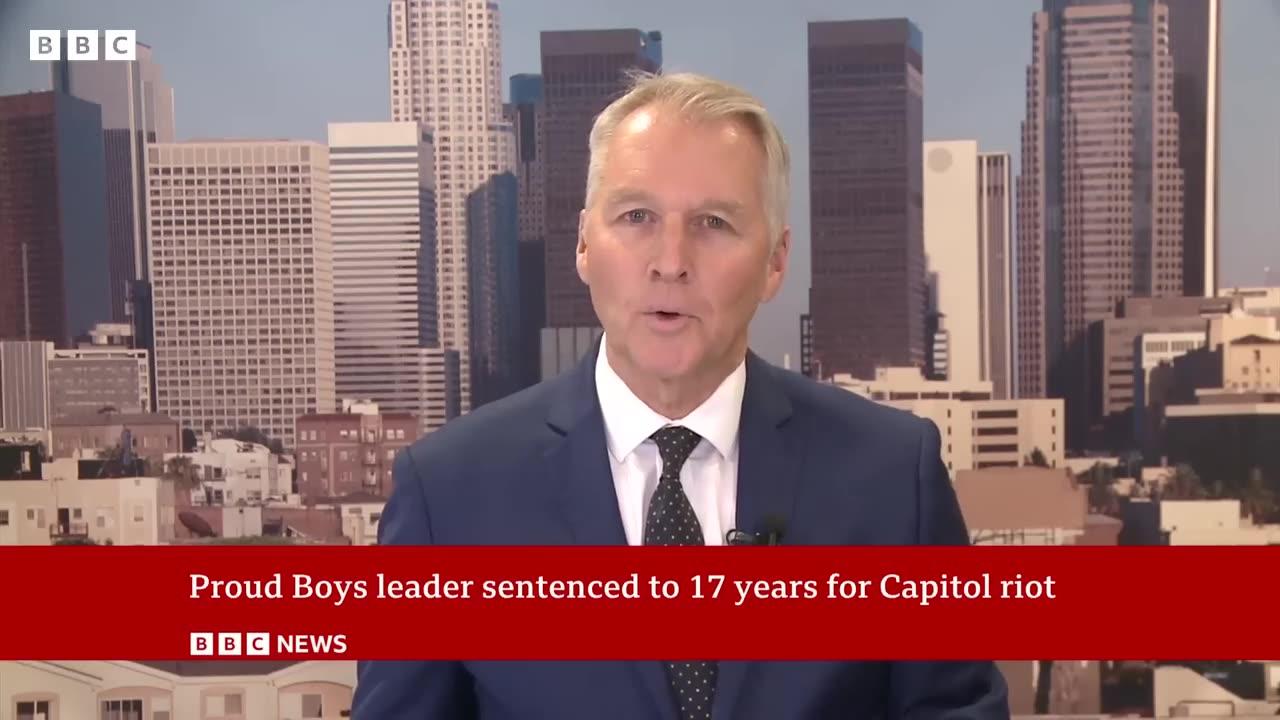 Proud Boys leader Joe Biggs sentenced to 17 years for Capitol riot - BBC News