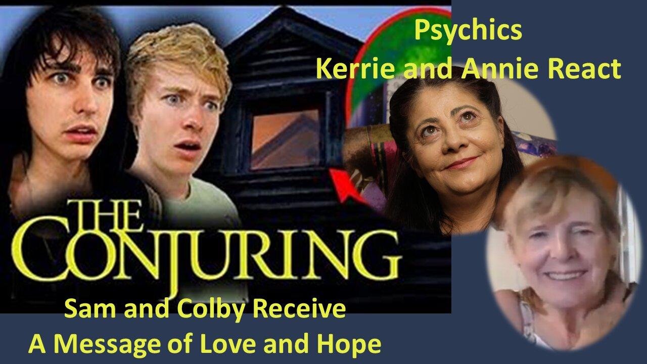Psychics Annie and Kerrie React: Sam and Colby with Cody and Satori - Conjuring House