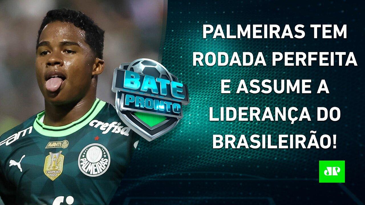 NOVO LÍDER! Palmeiras ASSUME a 1ª POSIÇÃO do Brasileiro; Botafogo e Grêmio TROPEÇAM! | BATE PRONTO