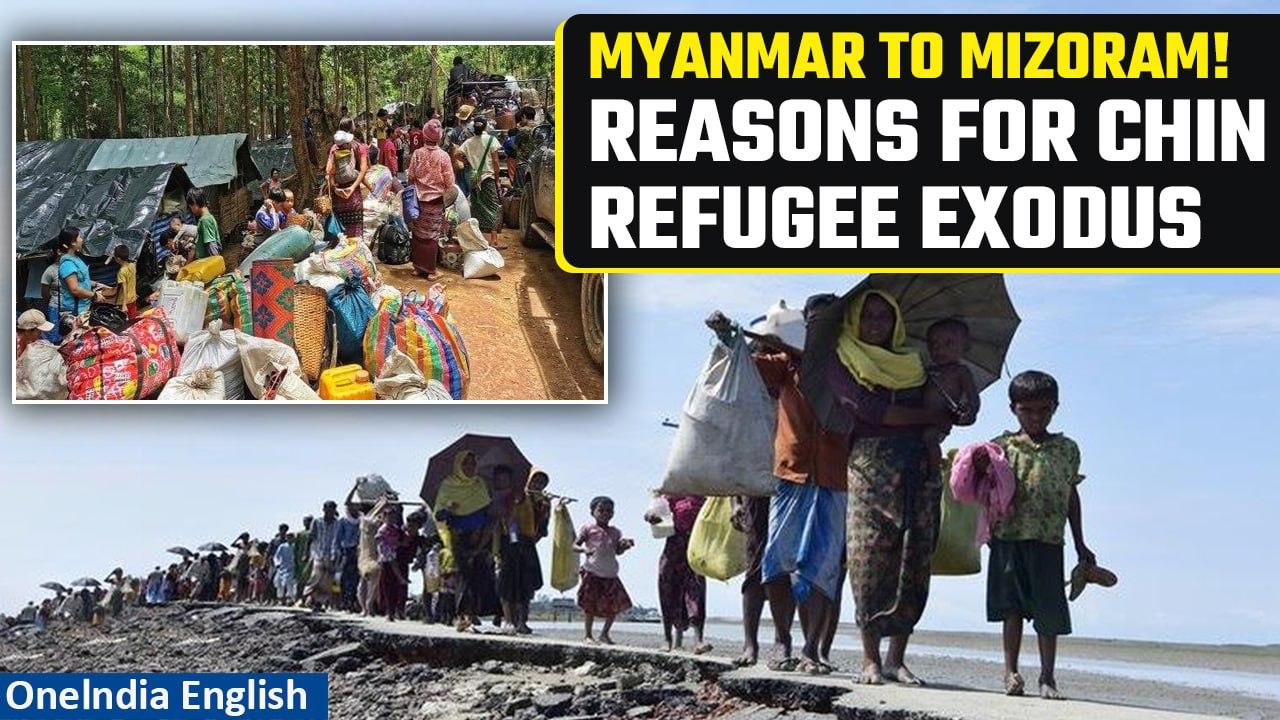 Escalating Fight In Myanmar Sparks New Wave Of Chin-Kuki Refugees Fleeing To Mizoram | Oneindia News