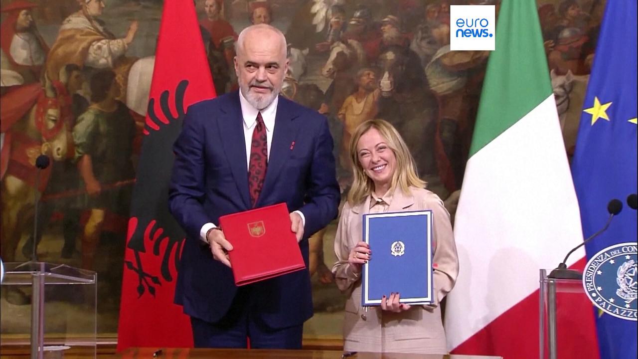 Analysis: With her Albania deal, Giorgia Meloni sets the pace for EU migration policy