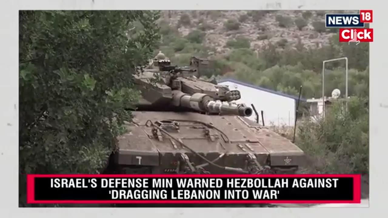 Israel Vs Hamas Conflict | Israel Warns Lebanon It Could Turn To Beirut | Gaza Attack