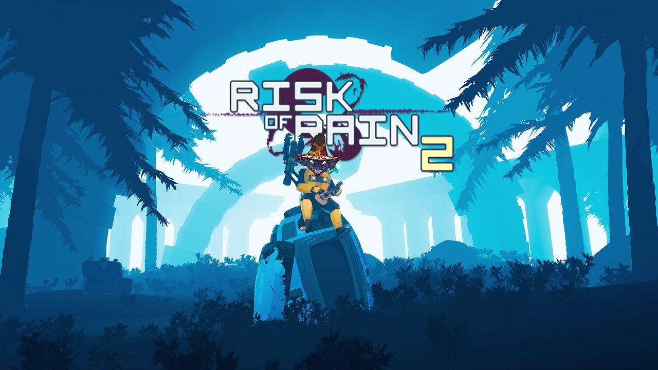 [Risk of Rain 2] Dragon shakes gun at rain clouds