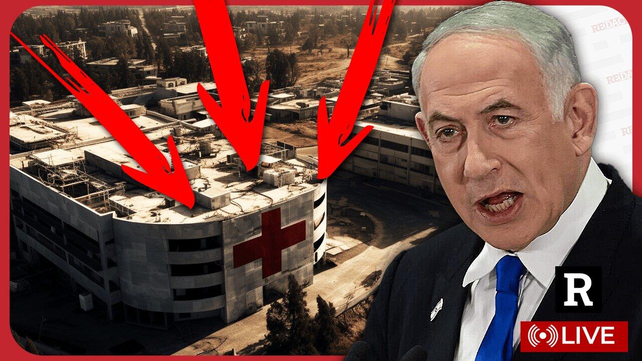 BREAKING! Israeli troops RAID Gaza's largest hospital, U.S. SILENT as water cut off | Redacted News