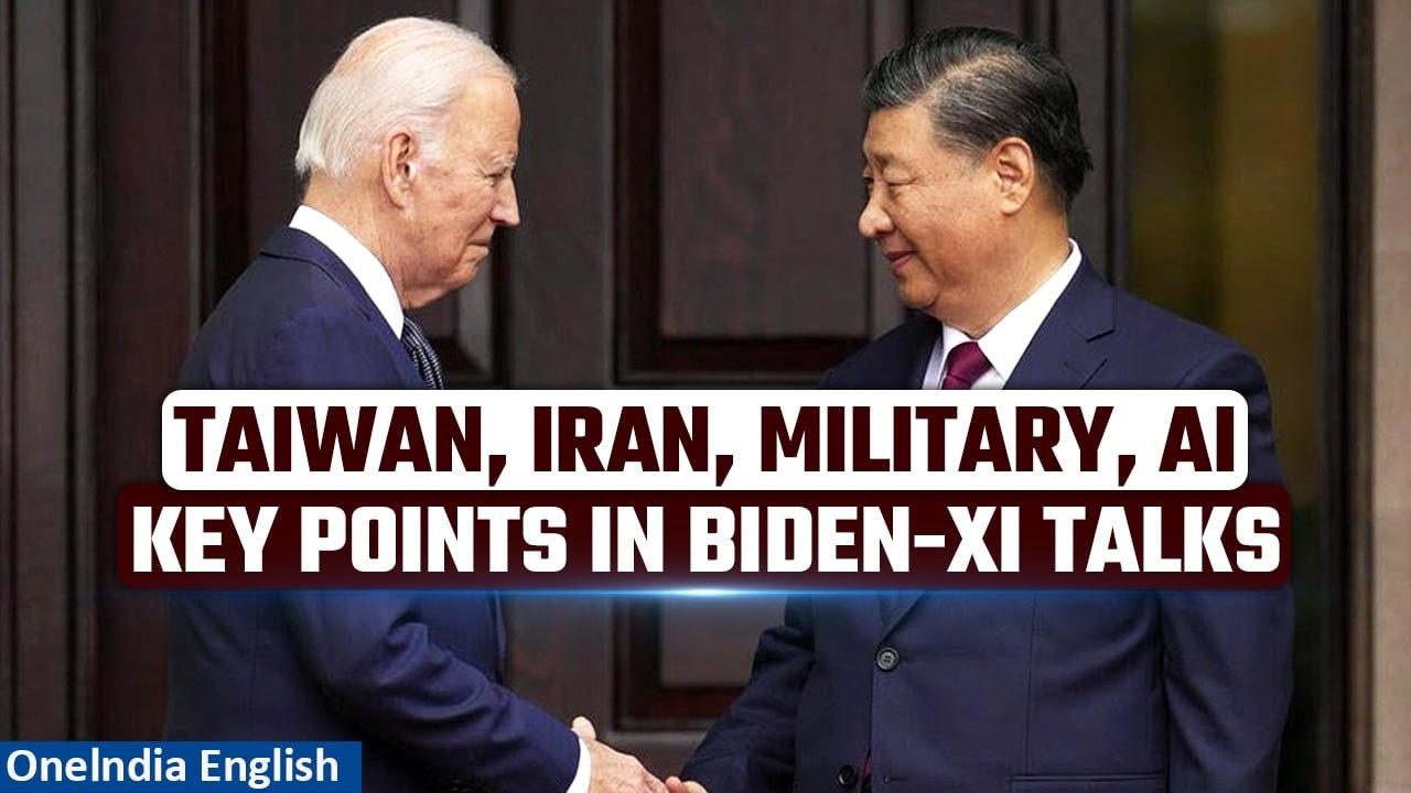 Joe Biden and Xi Jinping met on the sidelines of APEC | Know what they discussed | Oneindia News