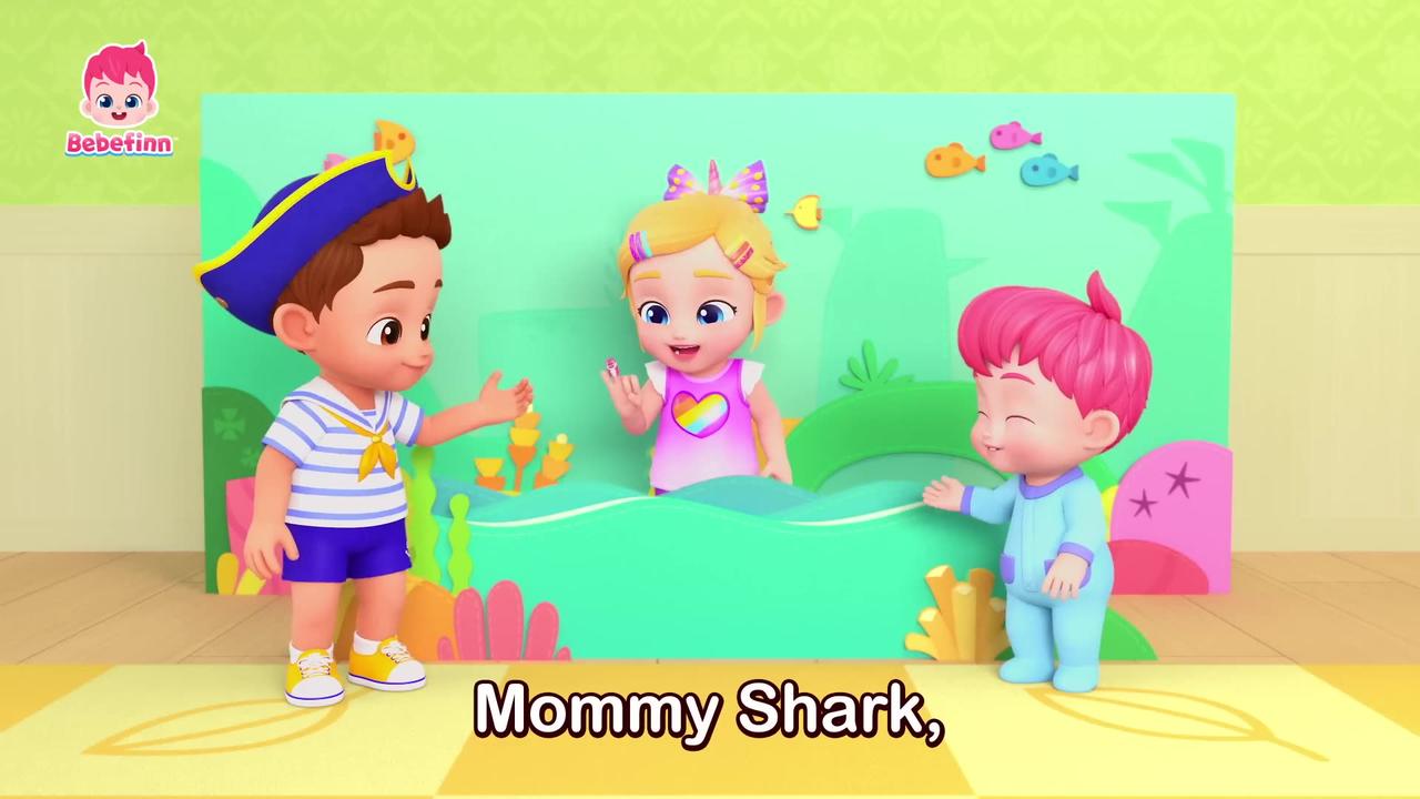 [NEW] 🦈 Shark Finger Family - Baby Shark Doo Doo Doo - Bebefinn Best Songs and Nursery Rhymes