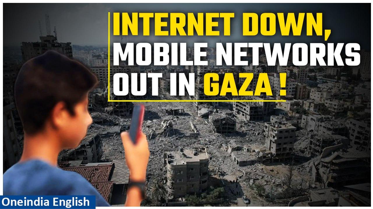 Gaza's Mobile and Internet Networks Teetering Toward Collapse| OneIndia News