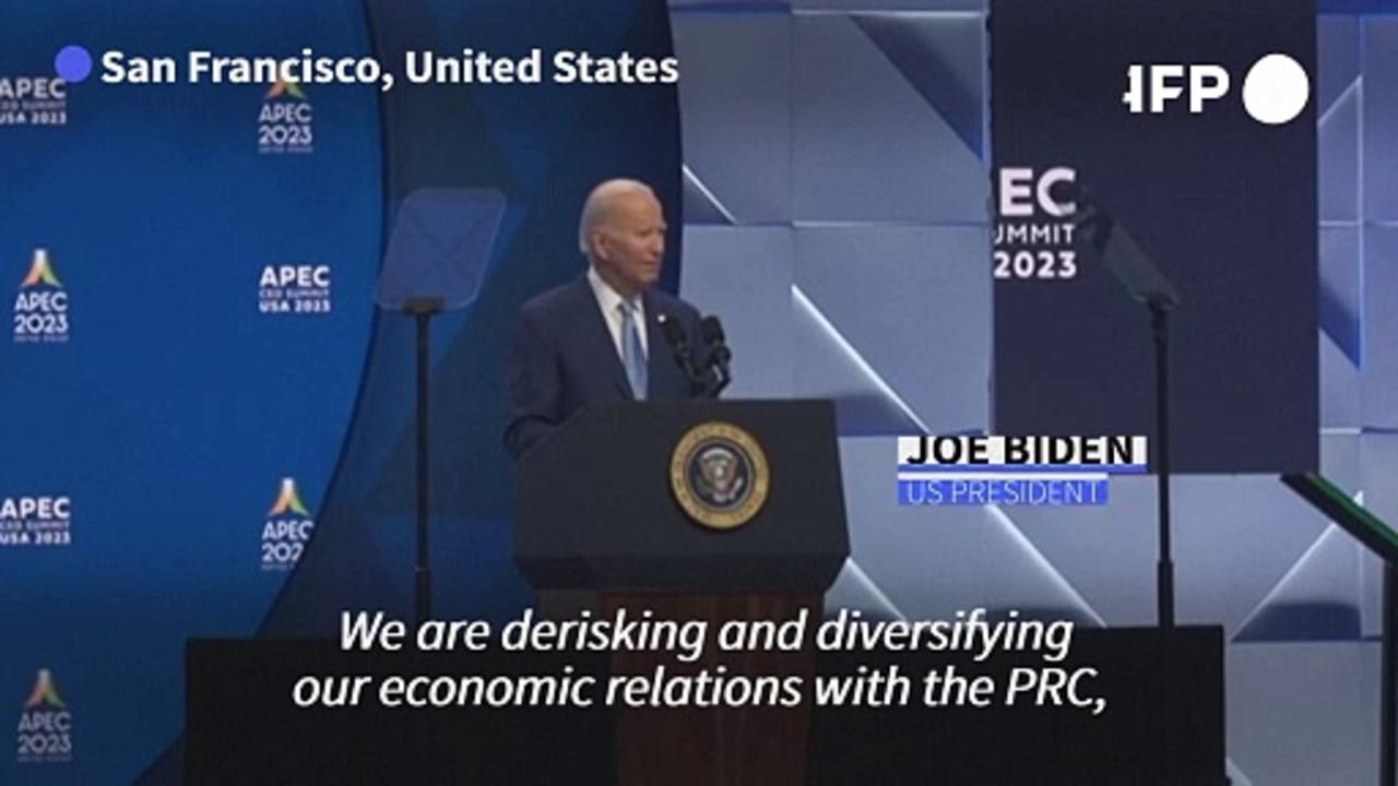 Biden says US 'derisking, not decoupling' with China after Xi talks