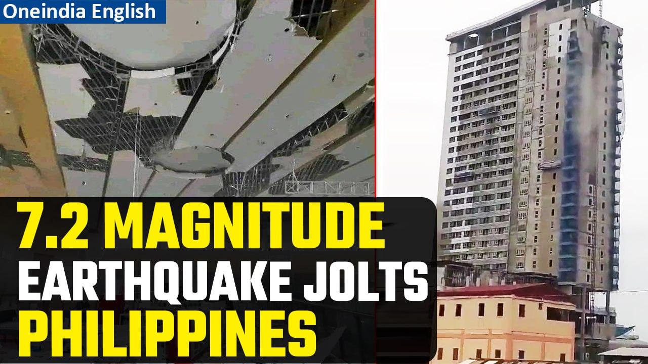Philippines Earthquake: 7.2 magnitude quake jolts southern region of Mindanao | Oneindia News