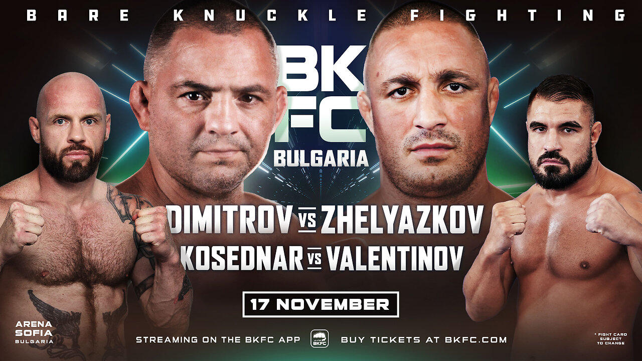 BKFC 54 BULGARIA Dimitrov vs Zhelyazkov Pay-Per-View